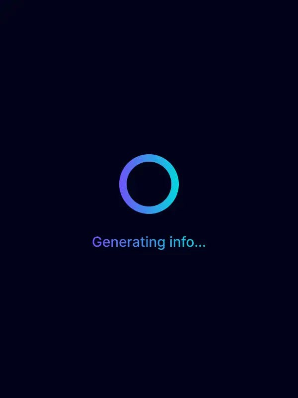 Generating info